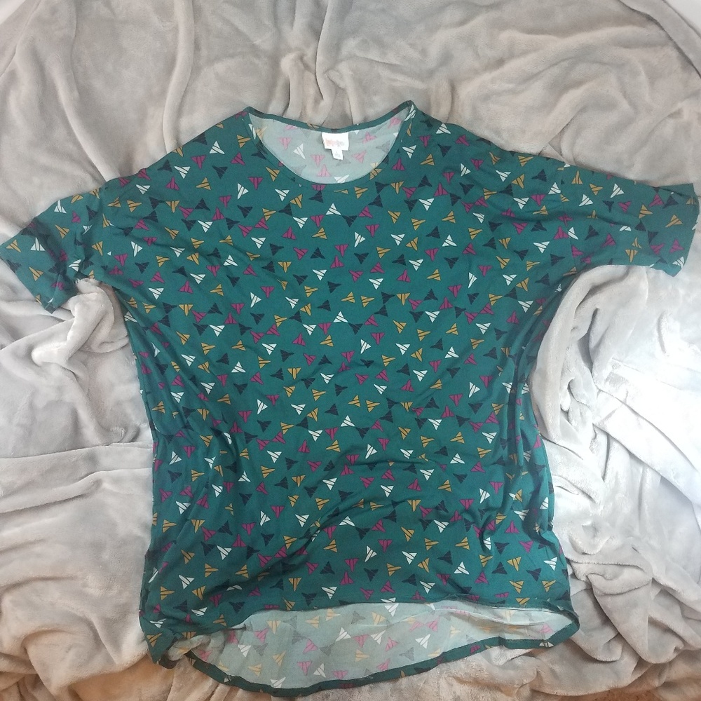 Lularoe IRMA size L 3/4 length sleeve Tunic NWOT